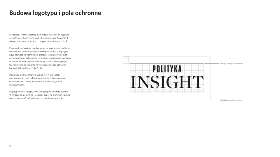 Polityka Insight - brandbook slide 9